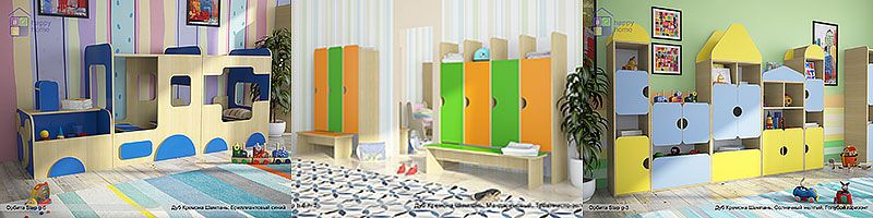 Хэппи хоум запустил производство мебели для детских садов