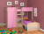 ДВУХЪЯРУСНАЯ УГЛОВАЯ КРОВАТЬ GOLDEN KIDS 4 (СО ШКАФОМ)