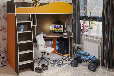 КРОВАТЬ-ЧЕРДАК BAMBINI 18