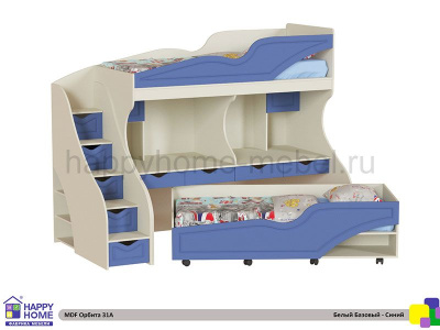 ДВУХЪЯРУСНАЯ КРОВАТЬ ОРБИТА 31A МДФ