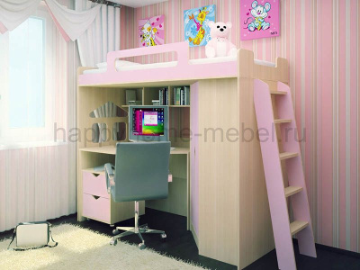КРОВАТЬ-ЧЕРДАК HAPPY KIDS K-2L