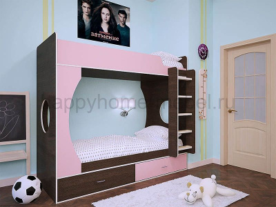 ДВУХЪЯРУСНАЯ КРОВАТЬ BAMBINI 3