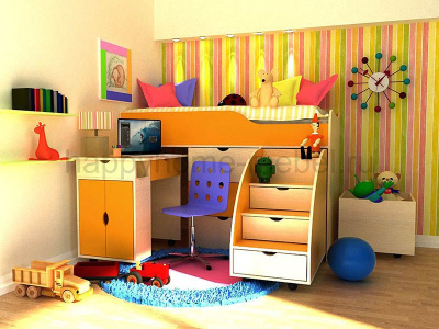 КРОВАТЬ-ЧЕРДАК BAMBINI 9