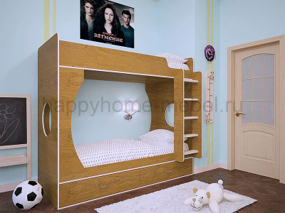 ДВУХЪЯРУСНАЯ КРОВАТЬ BAMBINI 3