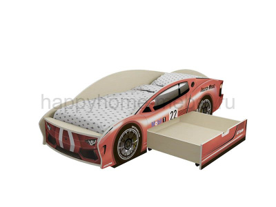 КРОВАТЬ-МАШИНА ЛАМБОРДЖИНИ (КРАСНАЯ)