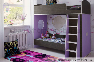 ДВУХЪЯРУСНАЯ КРОВАТЬ BAMBINI 33