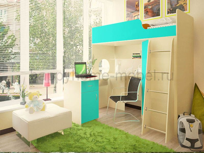 КРОВАТЬ-ЧЕРДАК ОРБИТА 3.1 + СТОЛ