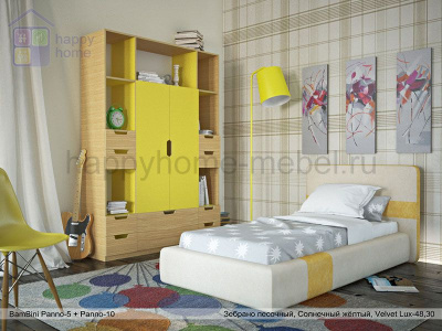 МЯГКАЯ ДЕТСКАЯ КРОВАТЬ BAMBINI PANNO 5