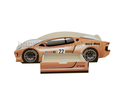 КРОВАТЬ-МАШИНА ЛАМБОРДЖИНИ (ОРАНЖЕВАЯ)