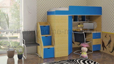 КРОВАТЬ-ЧЕРДАК BAMBINI 4 + ЛЕСТНИЦА BL
