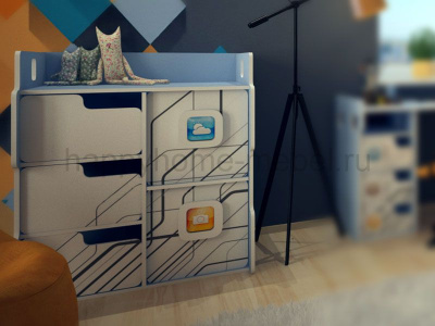 КОМОД FELICITA TREND M-10 ДЛЯ МАЛЬЧИКА