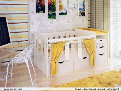 ДЕТСКАЯ КРОВАТЬ HAPPY KIDS JOY MINI 160Х70 СМ