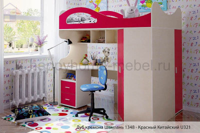 КРОВАТЬ-ЧЕРДАК BAMBINI 32 ГРАНД