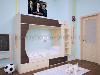 ДВУХЪЯРУСНАЯ КРОВАТЬ BAMBINI 3