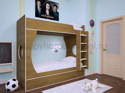 ДВУХЪЯРУСНАЯ КРОВАТЬ BAMBINI 3