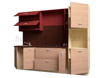 ГОТОВАЯ ПРЯМАЯ КУХНЯ LIFE WOOD 3 2600