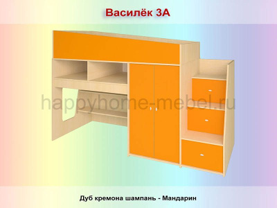 КРОВАТЬ-ЧЕРДАК РАДУГА ВАСИЛЕК 3A