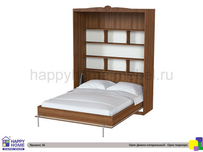 ШКАФ-ДВУСПАЛЬНАЯ КРОВАТЬ HAPPY KIDS ПРОВАНС 36