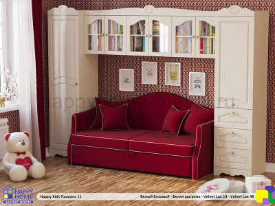 ДЕТСКАЯ СТЕНКА С ДИВАНОМ HAPPY KIDS ПРОВАНС 11