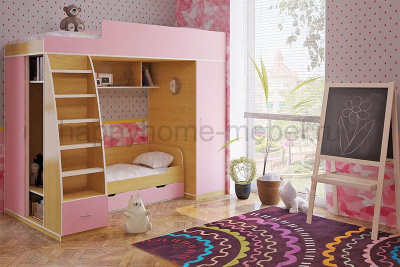 КРОВАТЬ-ЧЕРДАК BAMBINI 12 + КРОВАТЬ BKN