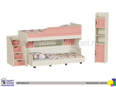 ДВУХЪЯРУСНАЯ КРОВАТЬ ОРБИТА 24 МДФ