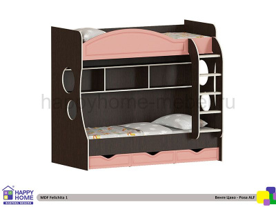 ДВУХЪЯРУСНАЯ КРОВАТЬ FELICITA KIDS 1 МДФ 190