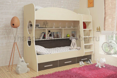 ДВУХЪЯРУСНАЯ КРОВАТЬ FELICITA KIDS 1 200