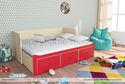 АНАЛОГ ИКЕА, РАЗДВИЖНАЯ В ДВУСПАЛЬНУЮ, FELICITA SOFT 6.1 MDF