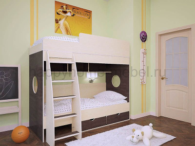 ДВУХЪЯРУСНАЯ КРОВАТЬ BAMBINI 7 190