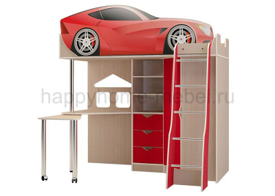 КРОВАТЬ-ЧЕРДАК HAPPY KIDS K-1 BMW