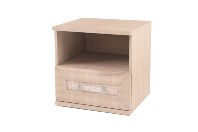 ТУМБА ПРИКРОВАТНАЯ GLOSS С ОДНИМ ЯЩИКОМ