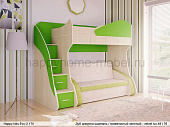 Кровать-чердак с диваном Happy kids Evo-2 170
