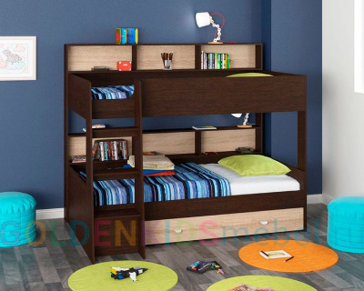 ДВУХЪЯРУСНАЯ КРОВАТЬ GOLDEN KIDS 1