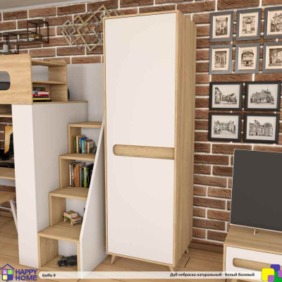 Однодверный шкаф Goffo 9 со штангой и корзинами