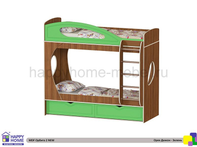 ДВУХЪЯРУСНАЯ КРОВАТЬ ОРБИТА 2 NEW МДФ 200