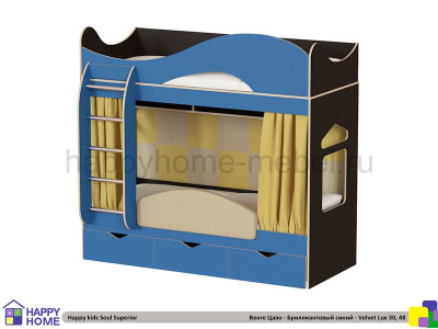 ДВУХЪЯРУСНАЯ КРОВАТЬ HAPPY KIDS SOUL SUPERIOR 180