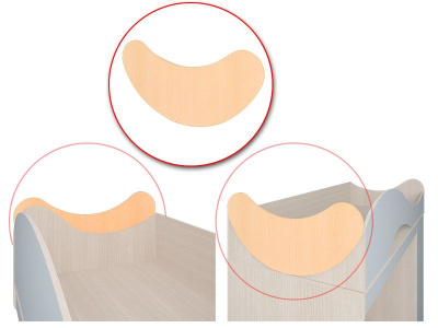 Двухъярусная кровать с диваном BamBini Divanno 1 Simple