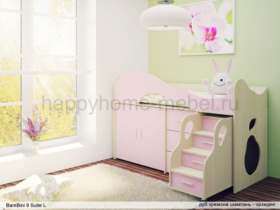 КРОВАТЬ-ЧЕРДАК BAMBINI 9 SUITE L