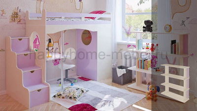 КРОВАТЬ-ЧЕРДАК BAMBINI 25