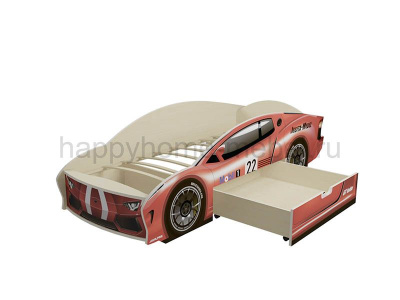 КРОВАТЬ-МАШИНА ЛАМБОРДЖИНИ (КРАСНАЯ)