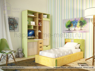 МЯГКАЯ ДЕТСКАЯ КРОВАТЬ BAMBINI PANNO 4